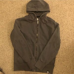Grey American Giant heavy duty hoodie/jacket